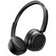 USAMS SR01 Bluetooth 5.3 ANC over-ear fejhallgató fekete