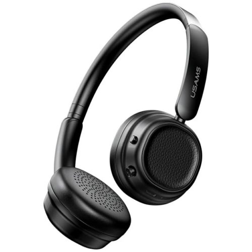 USAMS SR01 Bluetooth 5.3 ANC over-ear fejhallgató fekete