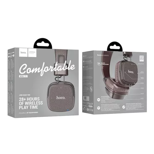 HOCO vezeték nélküli Bluetooth fejhallgató W56 barna