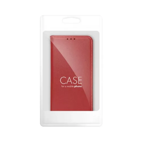 Smart Pro fliptok bőr tok Samsung Galaxy S25 Ultra claret