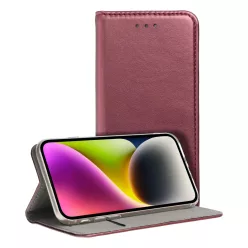   Smart Magneto fliptok Xiaomi Redmi Note 12 Pro 5G tok burgundy