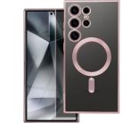 ELECTRO MAG COVER tok kompatibilis MagSafe-dzsel SAMSUNG S25 Edge-hoz rózsaarany