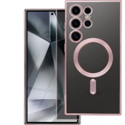   ELECTRO MAG COVER tok kompatibilis MagSafe-dzsel SAMSUNG S25 Edge-hoz rózsaarany