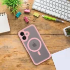FULL MATTE MAG COVER tok MagSafe kompatibilis IPHONE 16 Pro világos rózsaszín