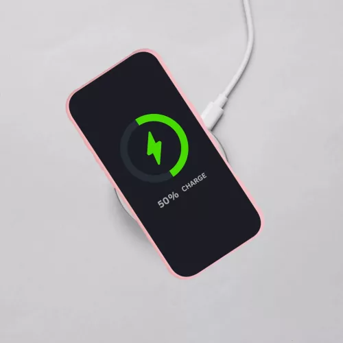 FULL MATTE MAG COVER tok MagSafe kompatibilis IPHONE 16 Pro világos rózsaszín