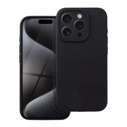 Szilikon 2mm tok iPhone 16 Pro fekete
