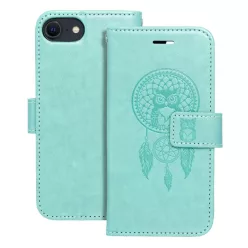   MEZZO fliptok iPhone 7 / 8 / SE 2020 / SE 2022 álomfogó zöld tok