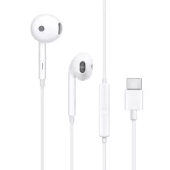   OPPO eredeti vezetékes fülhallgatók Type C mikrofonnal MH135-3 fehér bulk