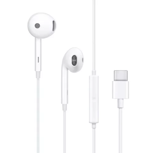 OPPO eredeti vezetékes fülhallgatók Type C mikrofonnal MH135-3 fehér bulk