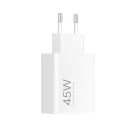 XIAOMI eredeti töltő USB A QC3.0 3A 45W MDY-17-EF fehér bulk