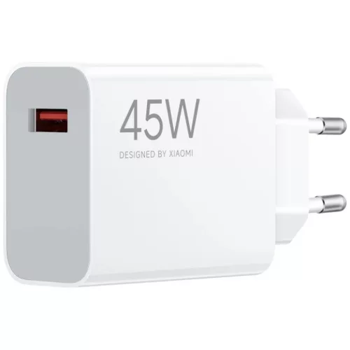 XIAOMI eredeti töltő USB A QC3.0 3A 45W MDY-17-EF fehér bulk