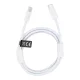 Kábel Type C - Type C PD QC3.0 3A 30W HD26 2 m fehér