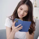 Fliptok Honor X6a sötétkék tok