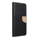 FANCY Fliptok Samsung Galaxy A26 fekete/arany tok