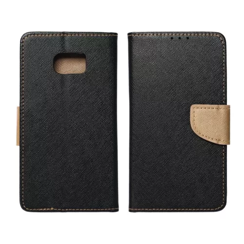 FANCY Fliptok Samsung Galaxy A26 fekete/arany tok