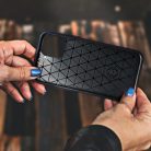 Samsung Galaxy S22 Ultra Forcell Carbon tok fekete