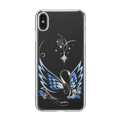   iPhone XS MAX Kingxbar Swan tok Swarovski kristály díszítéssel ezüst színben