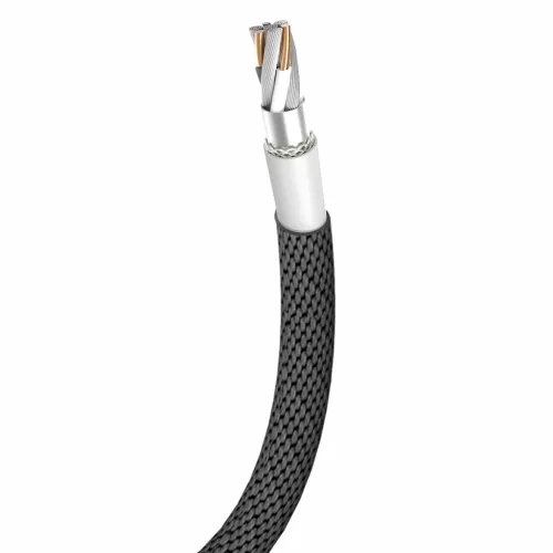 Baseus Yiven Nylon harisnyázott USB/ Lightning kábel 2A 1.2m fekete (CALYW-01)