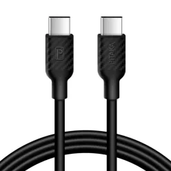 PITAKA USB Type-C / USB Type-C kábel 1m 3A fekete (CTC1001)