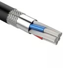 PITAKA USB Type-C / USB Type-C kábel 1m 3A fekete (CTC1001)