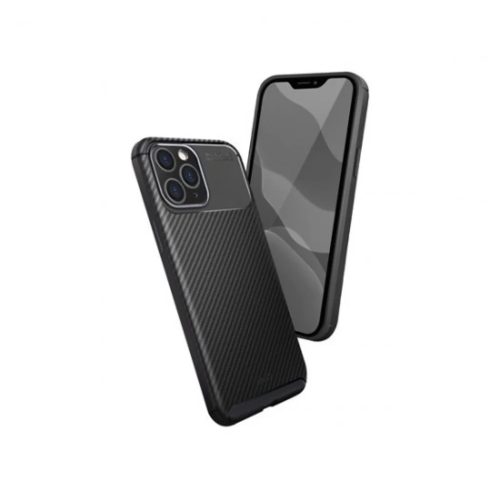 iPhone 12 Pro MAX UNIQ Hexa szilikon tok fekete