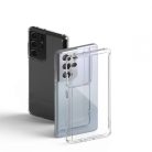 Samsung S21 Ultra Ringke Fusion PC és TPU tok Clear átlátszó (FSSG0092)