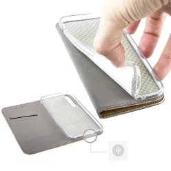 SAMSUNG A82 5G Mágneses fliptok arany