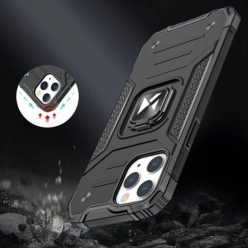   iPhone 13 Wozinsky Ring Armor Case Kickstand telefontok rózsaszín
