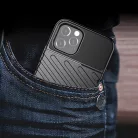 iPhone 13 Pro Max Thunder fokozott védelmet biztosító flexibilis TPU tok fekete