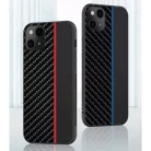 iPhone 13 Pro Max Tel Protect Carbon Tok Fekte / Piros Csík