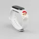 Strap Xmas karácsonyi óraszíj Xiaomi Mi Band 4 / Mi Band 3 fehér Mikulás