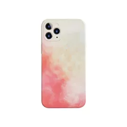   iPhone 13 Pro Max TPU tok színes mintával Alphajack (C2) narancs-fehér