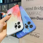 iPhone 13 Pro Max TPU tok színes mintával Alphajack (C2) narancs-fehér