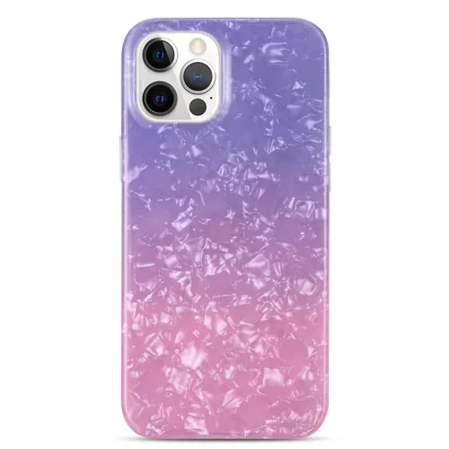 iPhone 13 Pro Max TPU tok színes mintával Alphajack (P3) lila-rózsaszín