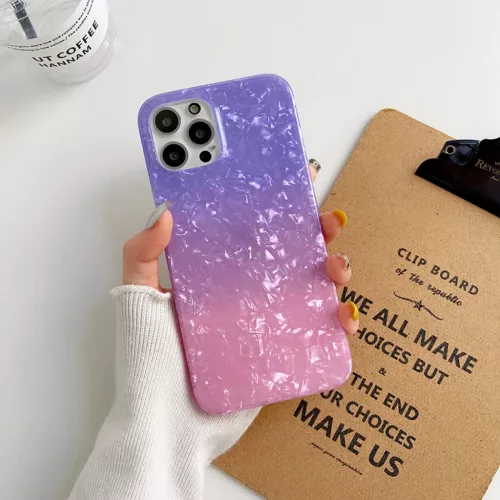 iPhone 13 Pro Max TPU tok színes mintával Alphajack (P3) lila-rózsaszín