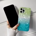 iPhone 13 Pro Max TPU tok színes mintával Alphajack (P5) zöld