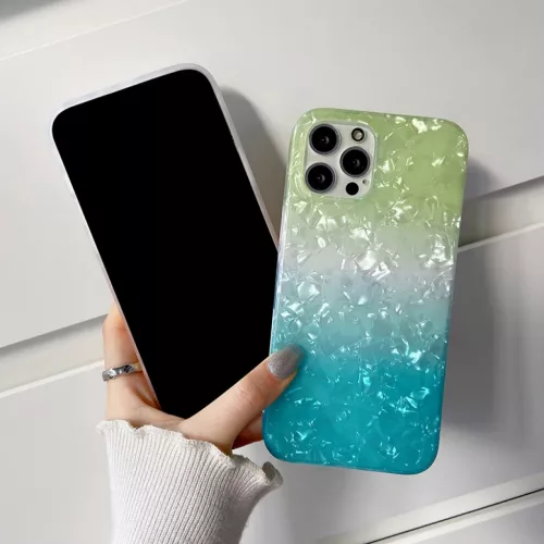 iPhone 13 Pro Max TPU tok színes mintával Alphajack (P5) zöld