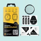 Samsung Galaxy Watch 4 (44mm) kijelzővédő fólia fekete kerettel Alphajack