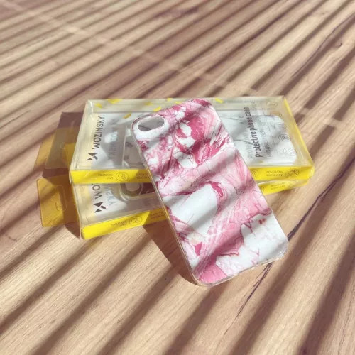 iPhone 13 Pro Max Wozinsky márvány mintás tok fekete