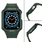 Apple Watch 4/5/6/7/8/SE (42/44/45mm) Armored Óraszíj és Tok Zöld