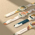 Apple Watch 4/5/6/7/8/SE/Ultra (42/44/45/49mm) Moro Szilikon óraszíj terepmintás design 5