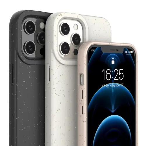 iPhone 13 Pro Max Szilikon eco shell fekete