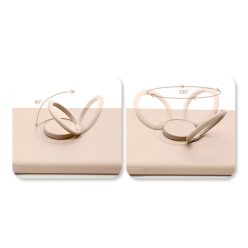   Samsung Galaxy A03S Vennus szilikon tok hátlapi gyűrűvel kék