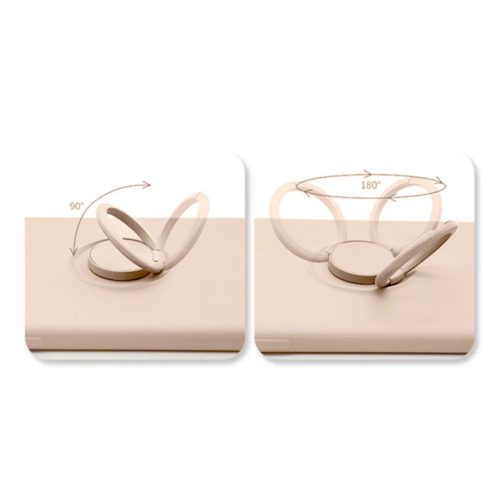 Samsung Galaxy A03S Vennus szilikon tok hátlapi gyűrűvel kék