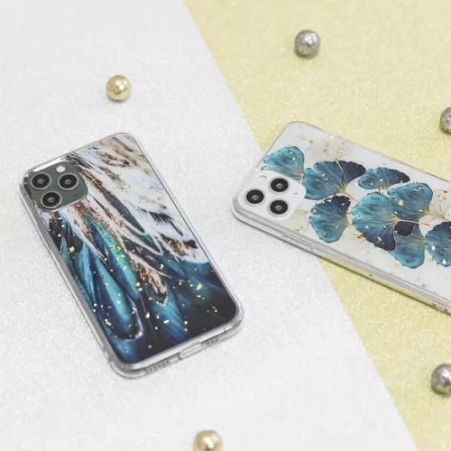 Xiaomi 12 5G/12X 5G Gold Glam tok Feathers