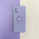 Xiaomi 12 5G/12X 5G Szilikon tok hátlapi gyűrűvel lila