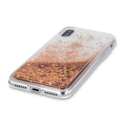   Xiaomi 12 5G/12X 5G Liquid Sparkle folyékony flitteres tok arany