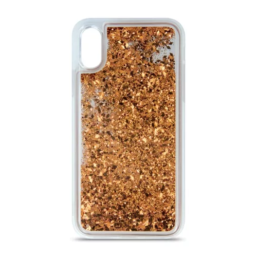 Xiaomi 12 5G/12X 5G Liquid Sparkle folyékony flitteres tok arany