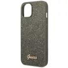 iPhone 14 Plus Guess PC/TPU Glitter Flakes Metal Logo tok zöld (GUHCP14MHGGSHN)