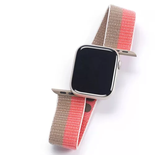 Apple Watch 4/5/6/7/8/SE/Ultra (42/44/45/49mm) Dux Ducis sport óraszíj rózsaszín